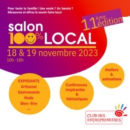 Visuel salon 100% local NL