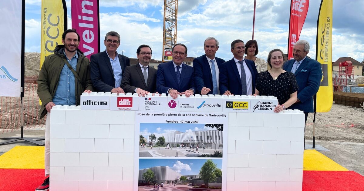 pose 1ère pierre cité scolaire à Sartrouville 17 mai 2024 (3)